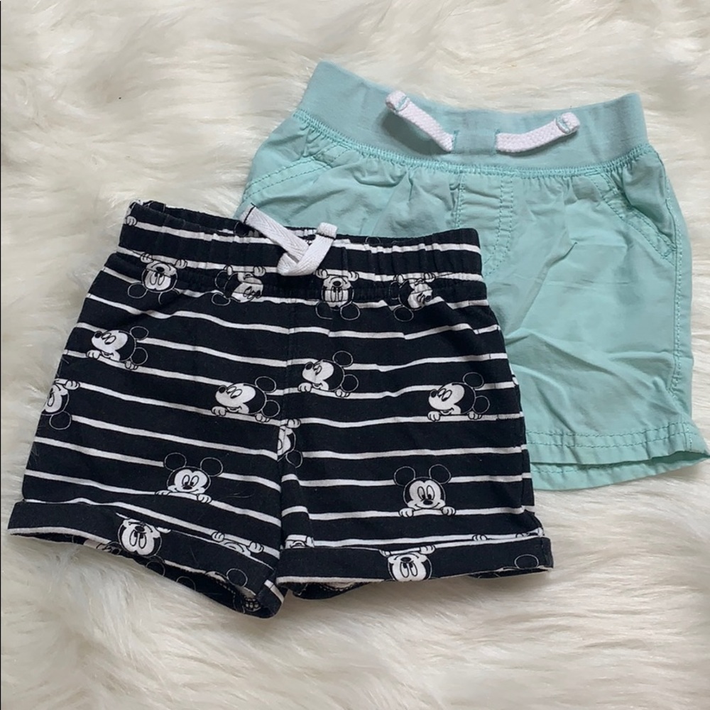 2 Pair Baby Shorts